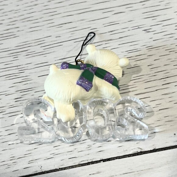 Vintage Hallmark Ornament Lot 1980 Angels Bunny Rabbits Polar Bear Turtle 1997 - Picture 3 of 16